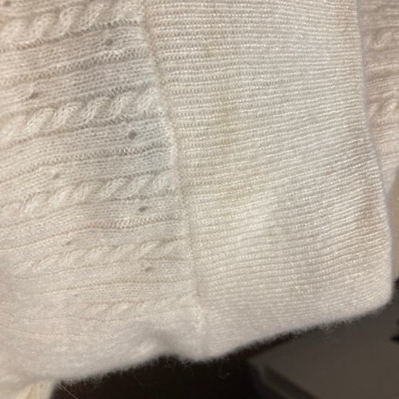 Off-white mockneck cashmere pullover size L - Picture 5 of 5